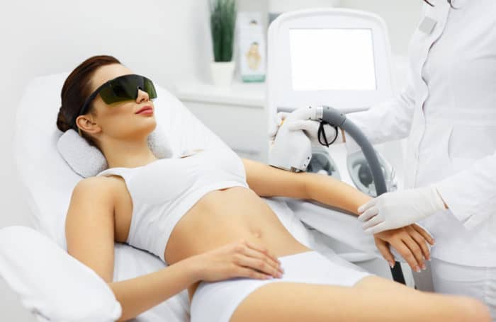 epilazione braccia donna
